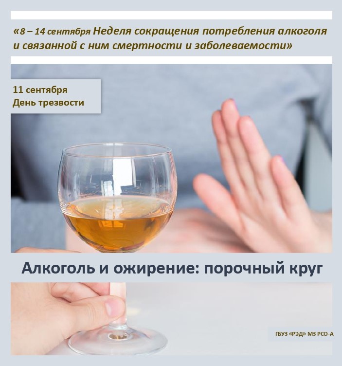 Неделя сокращения потребления алкоголя и связанной с ним смертности, в честь Дня трезвости 11 сентября