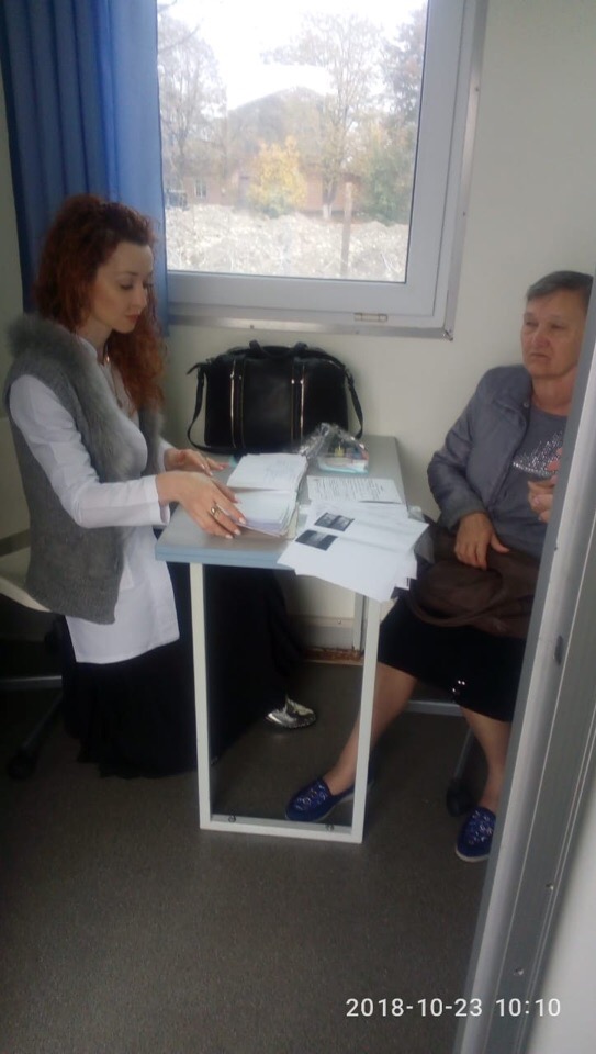 Выезд специалистов ГБУЗ «РЭД» в составе диамобиля «Модуль» в Ардонский район, 23.10.2018 года Выезд специалистов ГБУЗ «РЭД» в составе диамобиля «Модуль» в Ардонский район, 23.10.2018 года